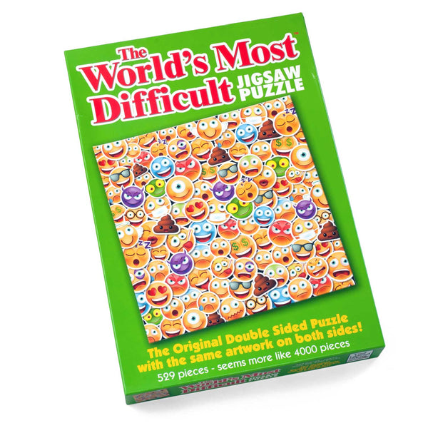 World's Most Difficult Jigsaw Puzzle - Emojis (529 Pieces)