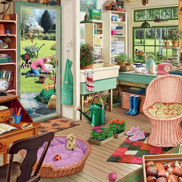 Ravensburger My Haven No 8 The Gardener's Shed Jigsaw Puzzle (1000 Pieces)
