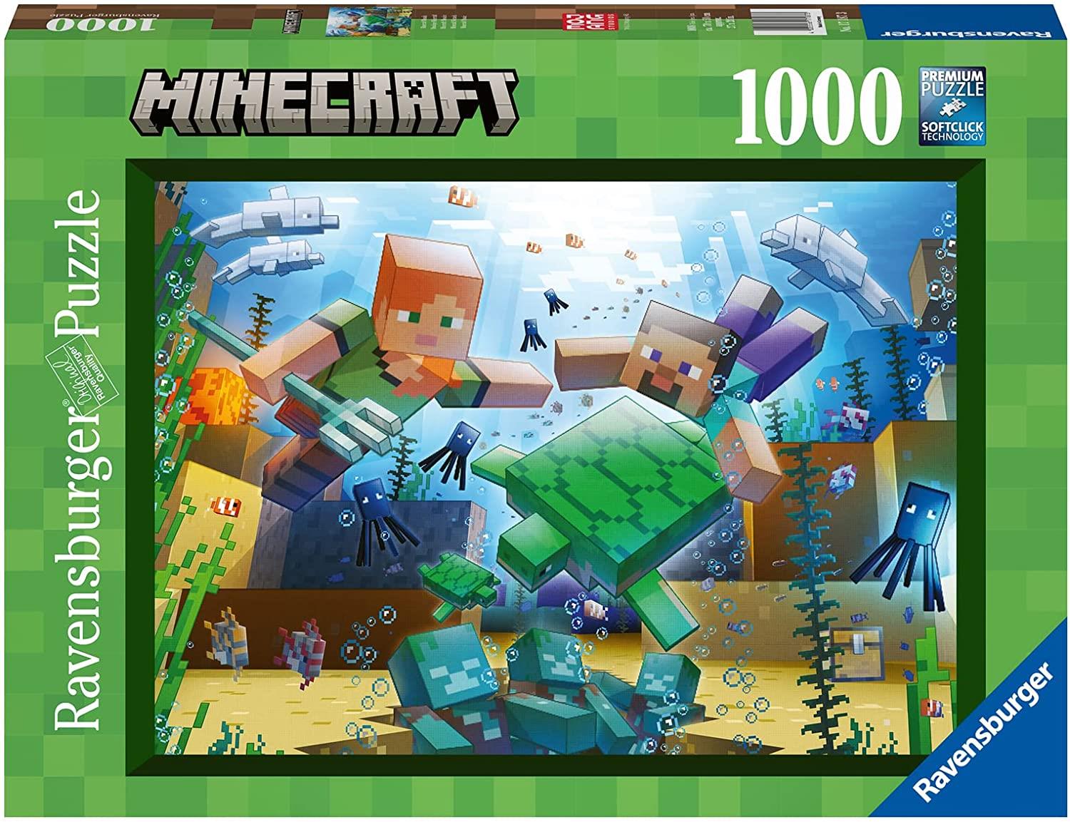 Jigsaw Puzzle Minecraft Beach Cabin 500 Piece (500-501)