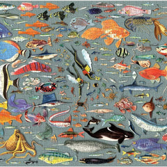 Galison Deepest Dive Jigsaw Puzzle with some Shaped Pieces (1000 Pieces)