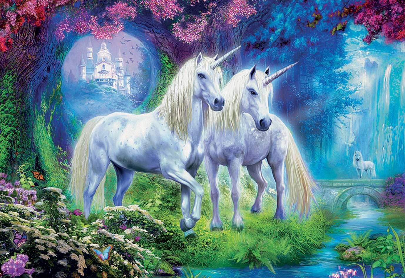 Educa Unicorns In The Forest Jigsaw Puzzle (500 Pieces)