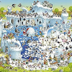 Heye Funky Zoo Polar Habitat, Degano Jigsaw Puzzle (1000 Pieces)