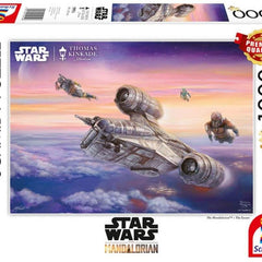 Schmidt Kinkade Star Wars The Mandalorian The Escort Jigsaw Puzzle (1000 Pieces)