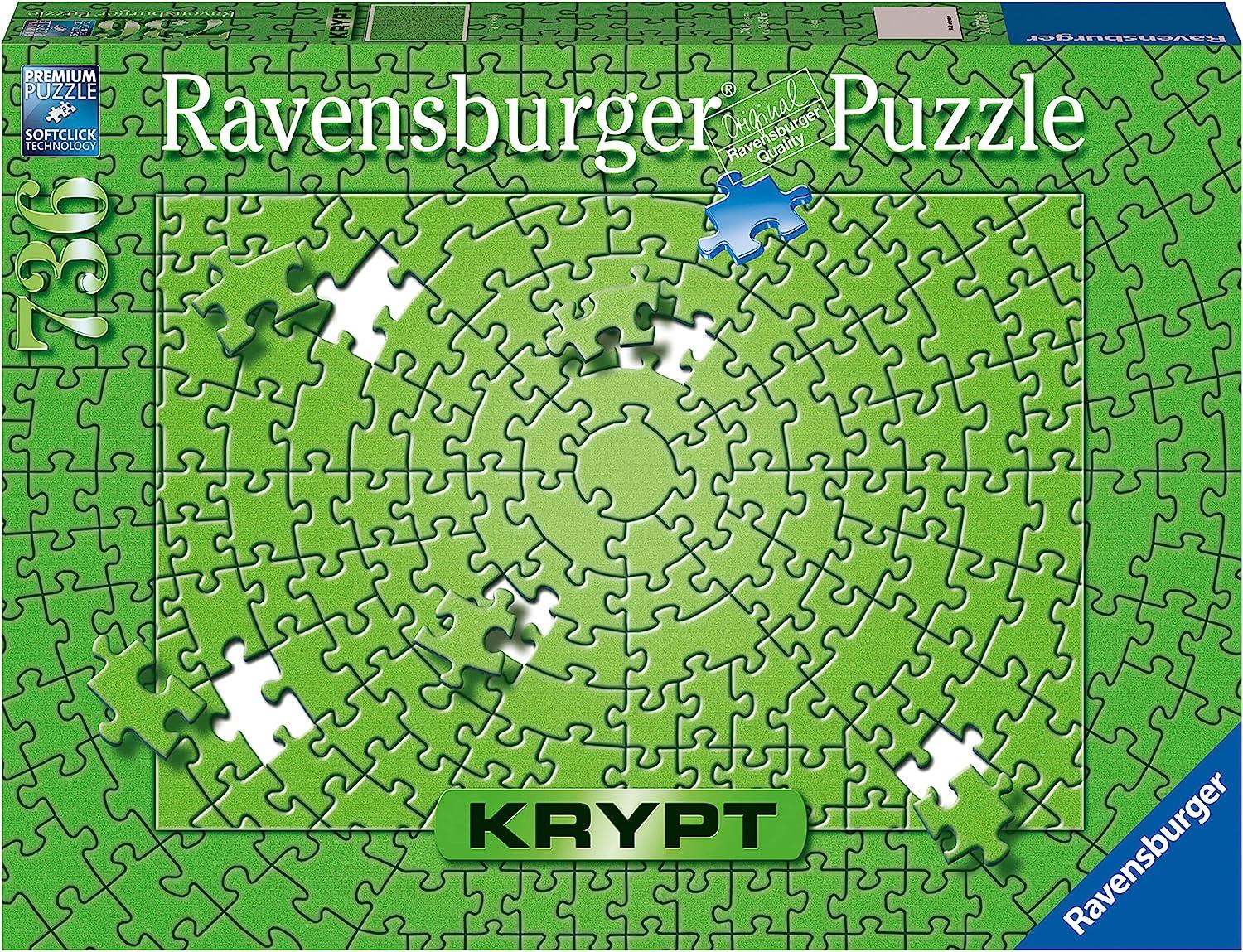 Ravensburger Krypt Neon Green Jigsaw Puzzle (736 Pieces)