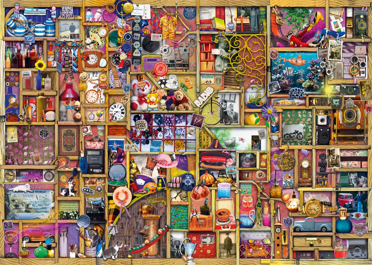 Ravensburger ANTIQUE DOORKNOBS PUZZLE~1000 Piece Jigsaw~Door knobs #198634