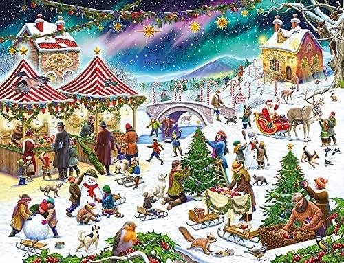 Christmas Village Fair - Rudolf Farkas Jigsaw Puzzle (500 Pieces)