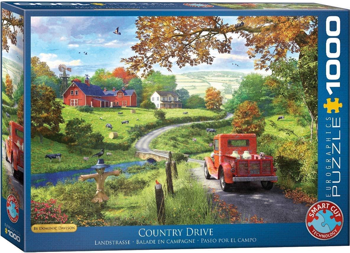 Eurographics The Country Drive Jigsaw Puzzle (1000 Pieces)