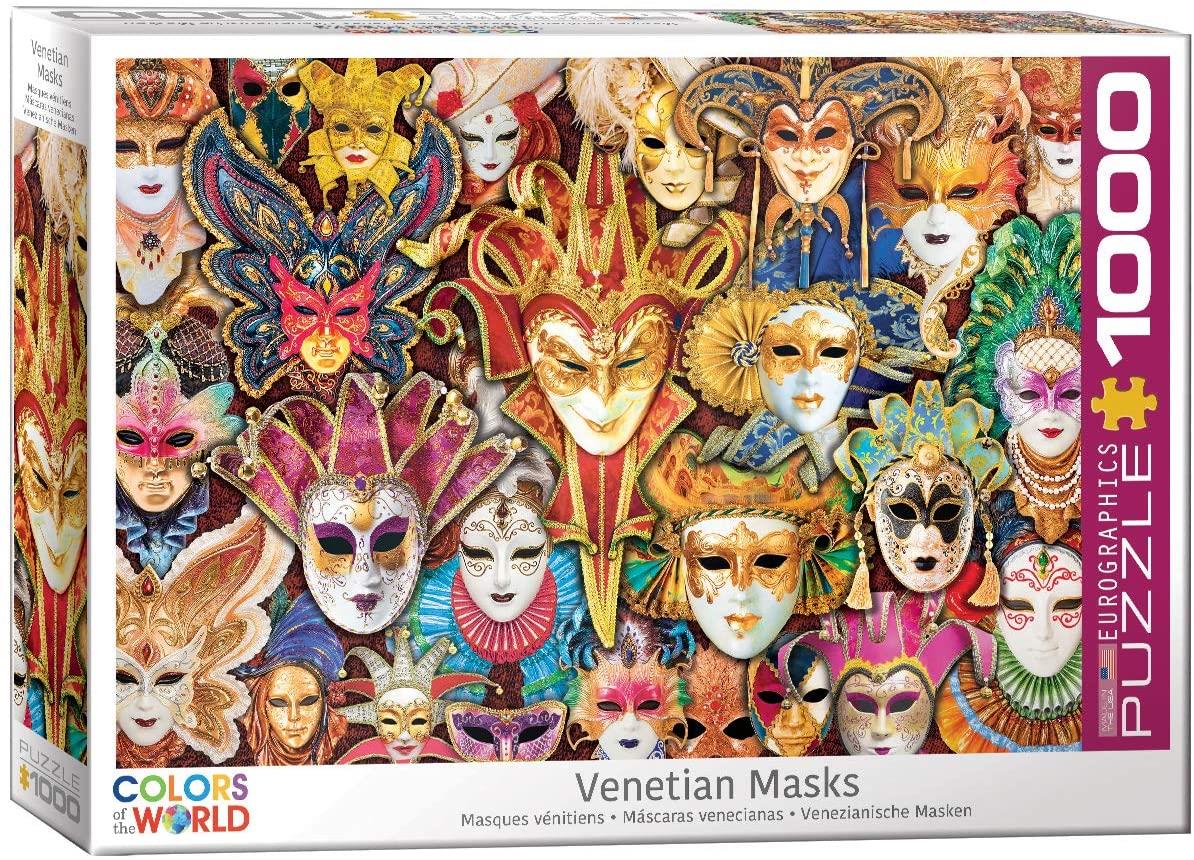 Eurographics Venetian Masks Jigsaw Puzzle (1000 Pieces)