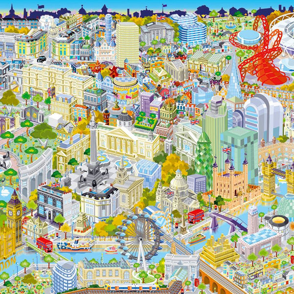 Gibsons London From Above Jigsaw Puzzle (500 Pieces)
