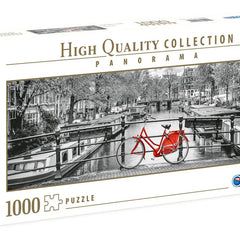 Clementoni Amsterdam Bicycle Panorama High Quality Jigsaw Puzzle (1000 Pieces)