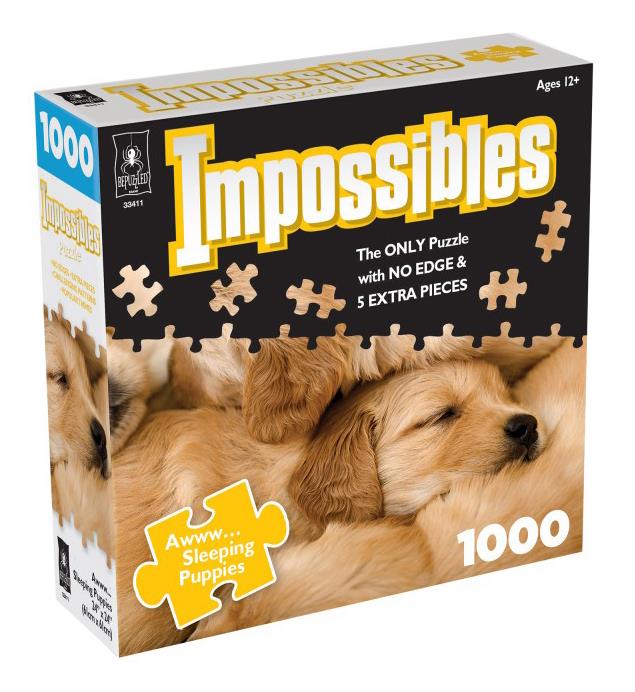 Impossibles Sleeping Puppies Jigsaw Puzzle (1000 Pieces)