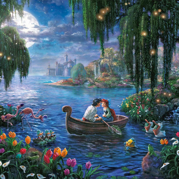Schmidt  Kinkade Disney The Little Mermaid and Prince Eric Jigsaw Puzzle (1000 Pieces)