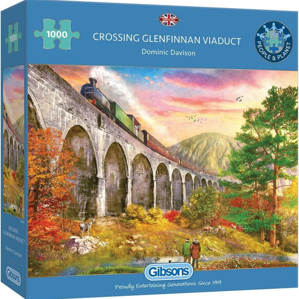 Gibsons Crossing Glenfinnan Viaduct Jigsaw Puzzle (1000 Pieces)