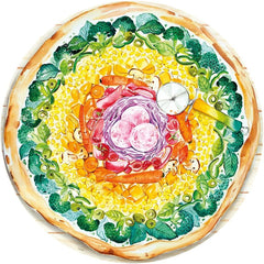 Ravensburger Pizza Circle of Colours Circular Jigsaw Puzzle (500 Pieces)