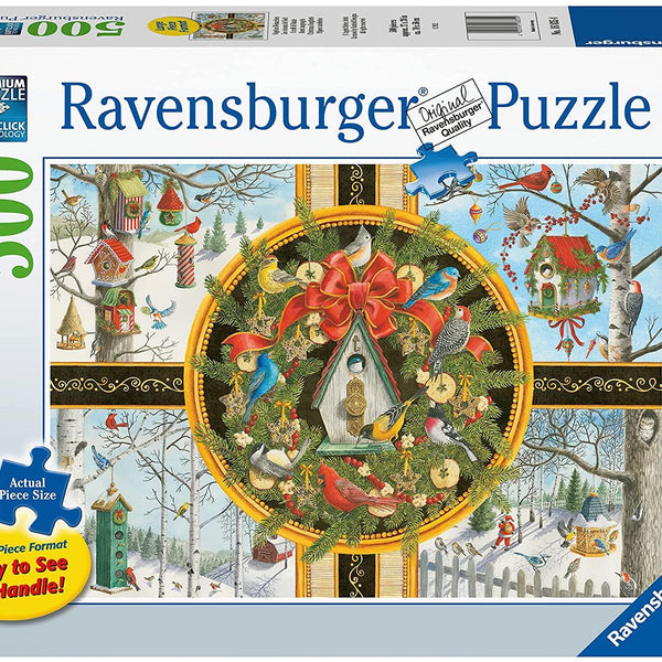 Ravensburger Christmas Songbirds Jigsaw Puzzle (500 XL Pieces)