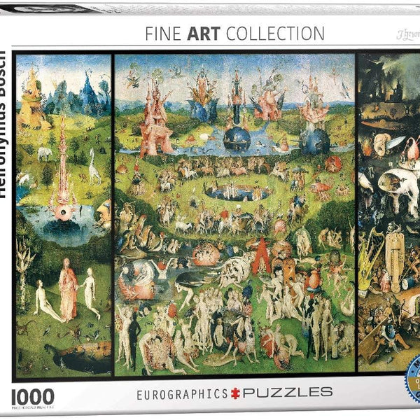 Eurographics The Garden of Earthly Delights, Hieronymus Bosch Jigsaw Puzzle (1000 Pieces)