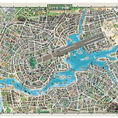 Heye City of Pop Map Art Jigsaw Puzzle (2000 Pieces)