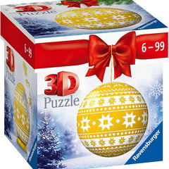 Ravensburger Yellow Christmas Bauble 3D Puzzle-Ball (54 Pieces)