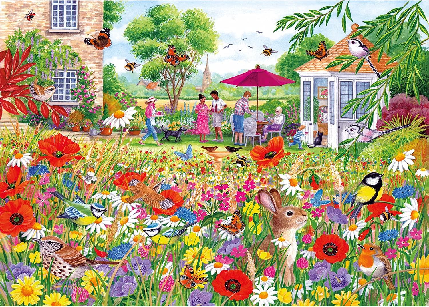 Gibsons Wildflower Garden Jigsaw Puzzle (250 XL Extra Large Pieces)