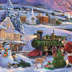 Clementoni Christmas Train Jigsaw Puzzle (500 Pieces)