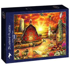 Bluebird Honey Drip Farm Jigsaw Puzzle (1000 Pieces)
