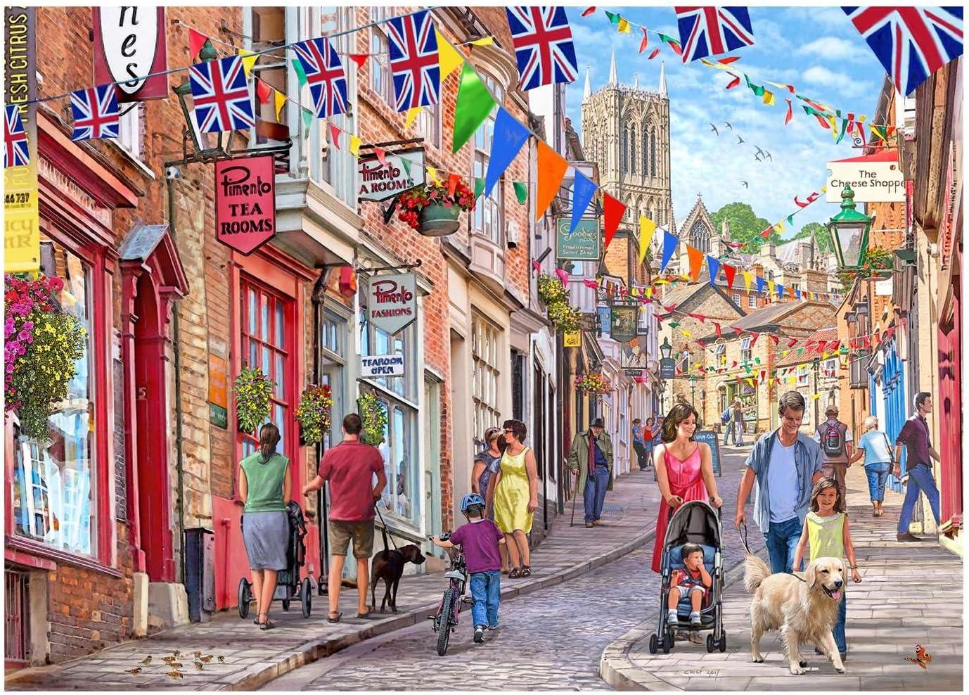 House of Puzzles Steep Hill Jigsaw Puzzle (1000 Pieces)
