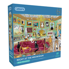 Gibsons Night at the Meowseum Jigsaw Puzzle (1000 Pieces)