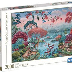 Clementoni  The Peaceful Jungle High Quality Jigsaw Puzzle (2000 Pieces)