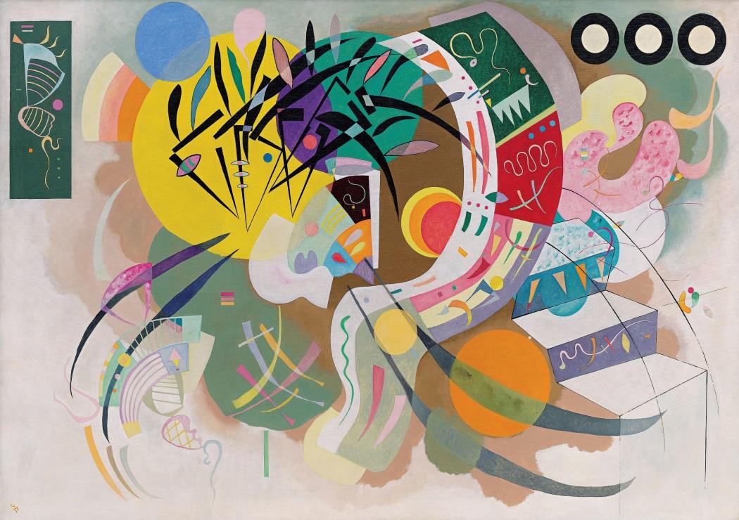 Grafika Kandinsky - Dominant Curve Jigsaw Puzzle (1500 Pieces)