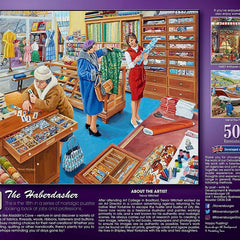 Ravensburger Happy Days at Work, The Haberdasher Jigsaw Puzzle (500 Pieces)