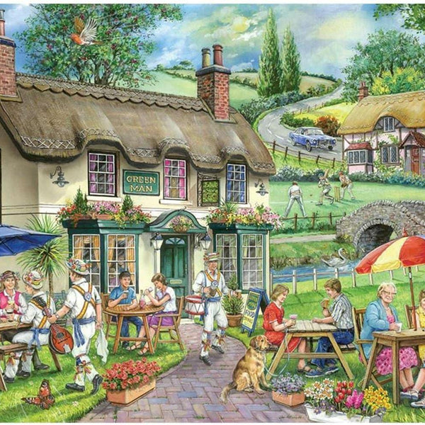 House of Puzzles Green Man Jigsaw Puzzle (Big 500 XL Pieces)