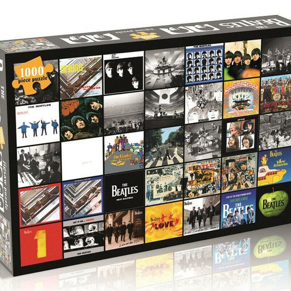 Beatles Album Covers Collage Jigsaw Puzzle (1000 Pieces) - DAMAGED