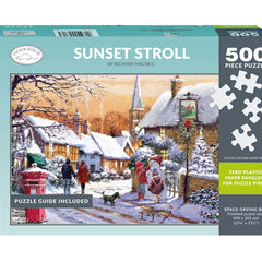 Otter House Sunset Stroll Jigsaw Puzzle (500 Pieces)
