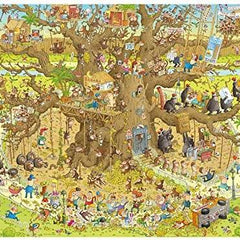 Heye Funky Zoo Monkey Habitat, Degano Jigsaw Puzzle (1000 Pieces) DAMAGED BOX