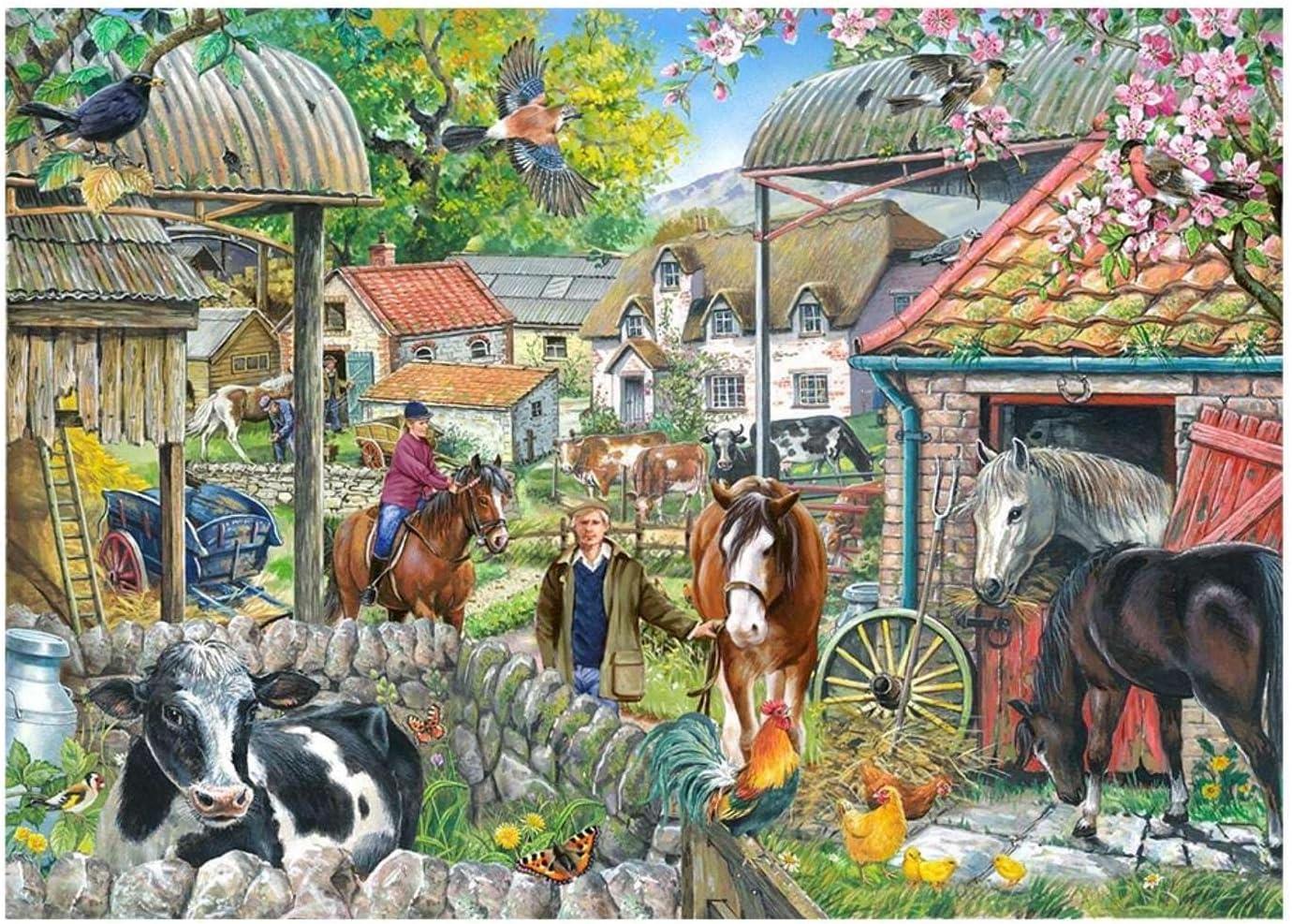 House of Puzzles Horseshoe Farm Jigsaw Puzzle (Big 250 XL Pieces)