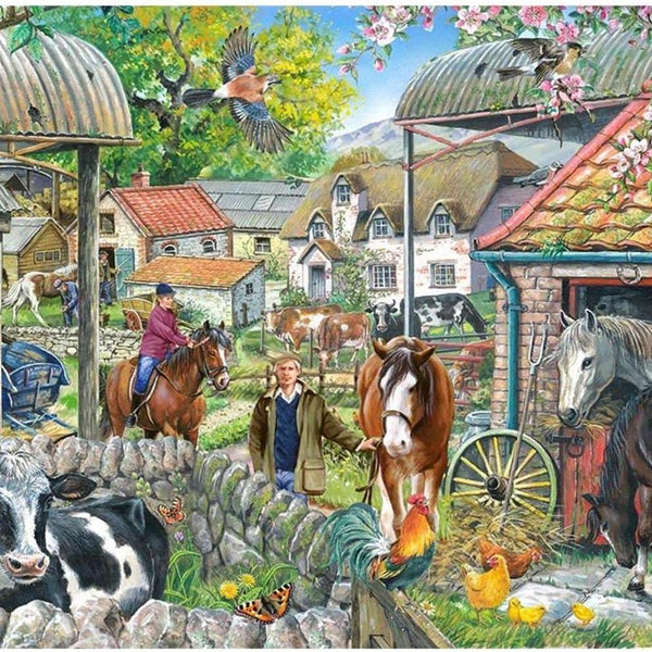House of Puzzles Horseshoe Farm Jigsaw Puzzle (Big 250 XL Pieces)