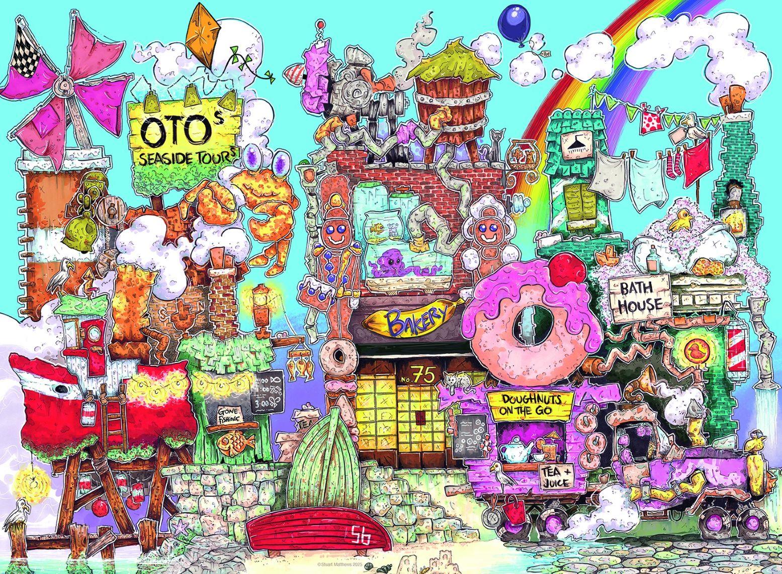 Ravensburger Crazy Street No. 1 The Harbour Jigsaw Puzzle (500 Pieces)