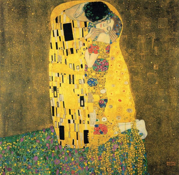 Grafika Gustav Klimt: The Kiss, 1907-1908 Jigsaw Puzzle (1000 Pieces)