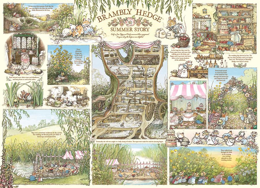 Cobble Hill Brambly Hedge Summer Story Jigsaw Puzzle (1000 Pieces)