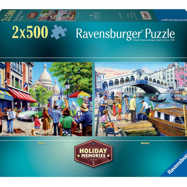 Ravensburger Holiday Memories Jigsaw Puzzles (2x 500 Pieces)