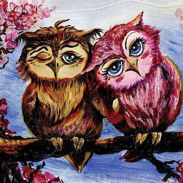 Art Puzzle Owls in Love Jigsaw Puzzle (1000 Pieces)
