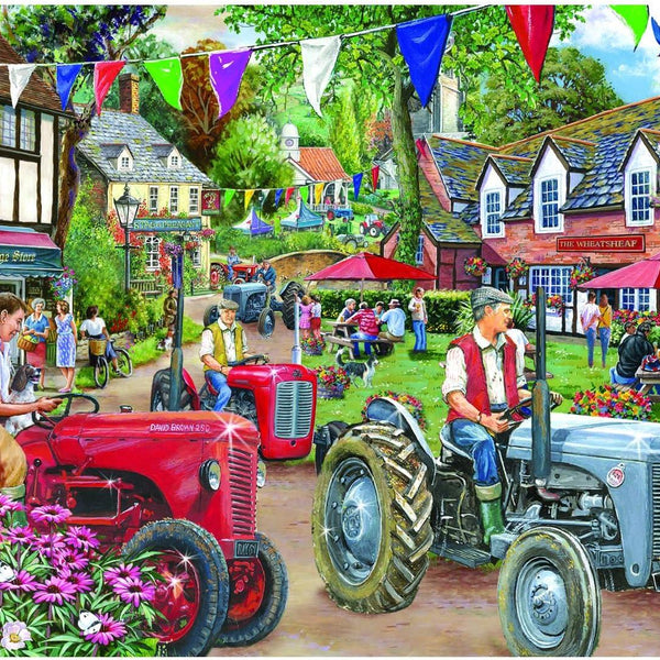 House of Puzzles No.27 Tractor Parade Jigsaw Puzzle (1000 Pieces)