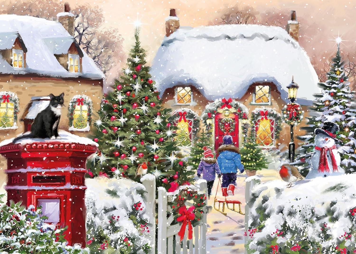 Otter House Holly Cottage Jigsaw Puzzle (1000 Pieces)