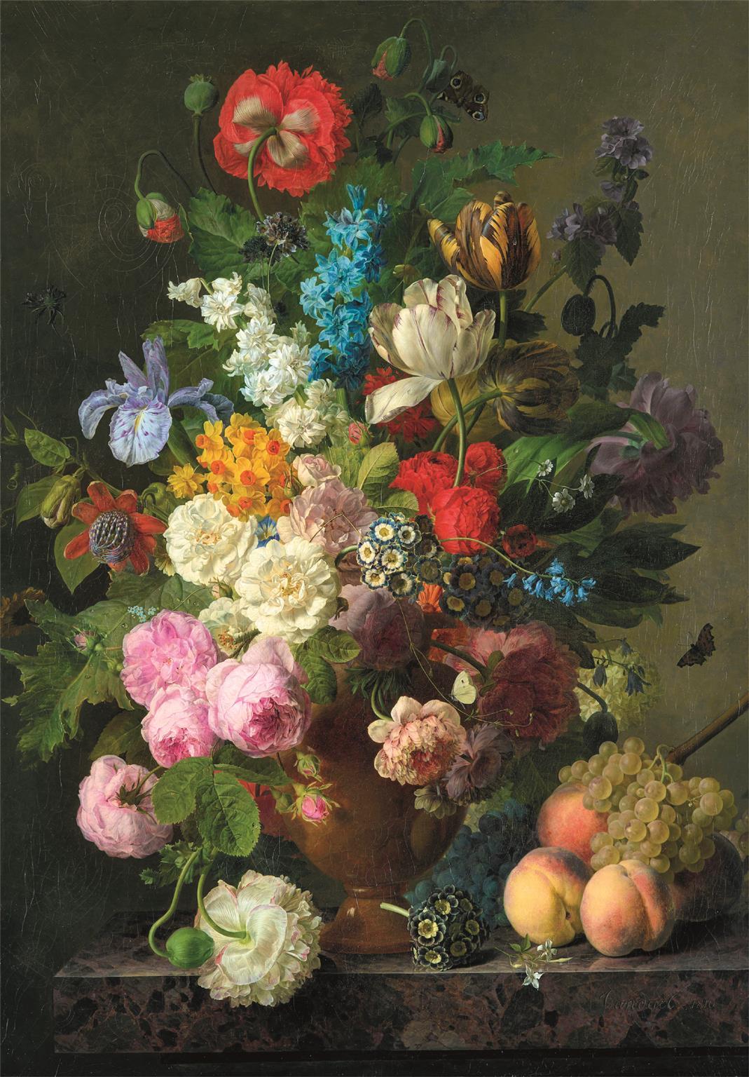 Clementoni Museum Louvre Bowl Of Flowers Jigsaw Puzzle (1000 Pieces)