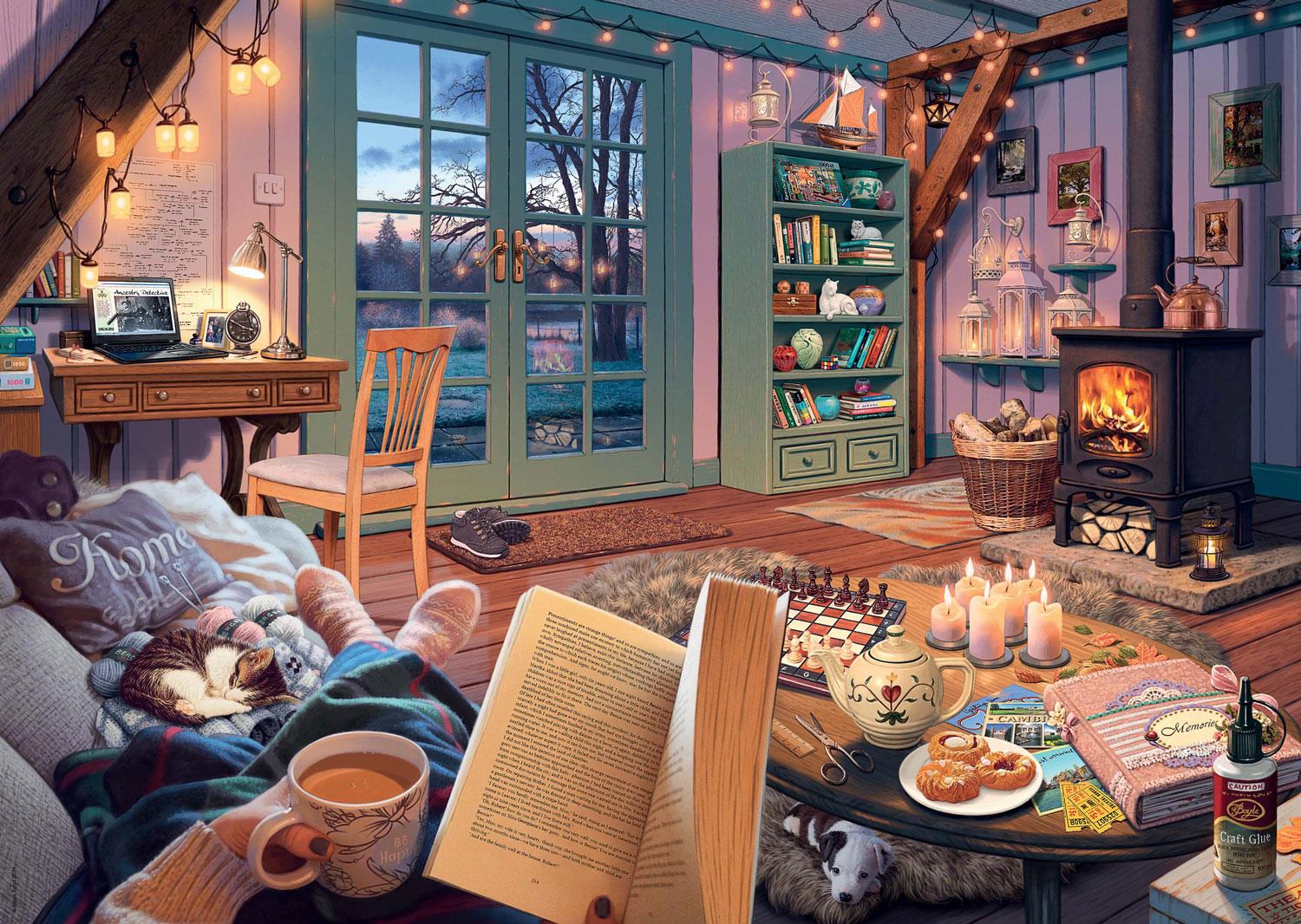 Ravensburger My Haven No 6, The Cosy Shed Jigsaw Puzzle (1000 Pieces)