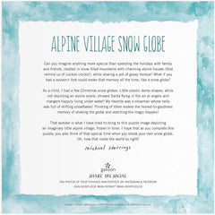 Galison Michael Storrings Alpine Village Snowglobe Foil Jigsaw Puzzle (500 Pieces)