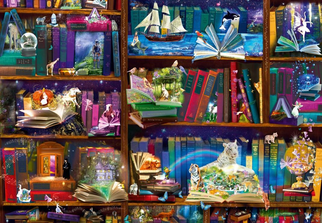 Bluebird Library Adventures in Reading Jigsaw Puzzle (1000 Pieces)