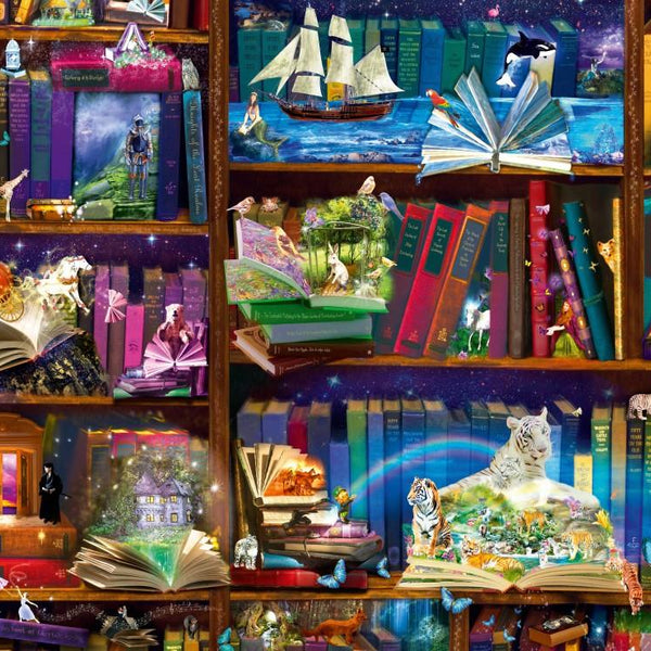 Bluebird Library Adventures in Reading Jigsaw Puzzle (1000 Pieces)