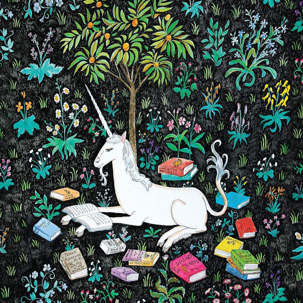 Galison Unicorn Reading Jigsaw Puzzle (500 Pieces)