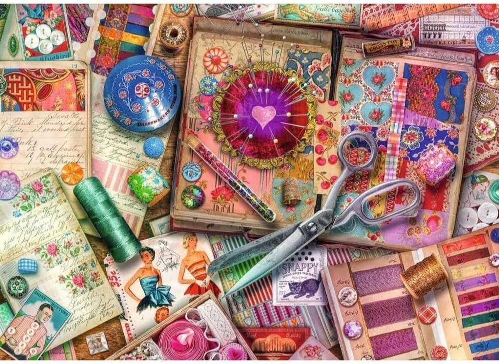 Ravensburger Vintage Dressmaking, Aimee Stewart Jigsaw Puzzle (1000 Pieces)